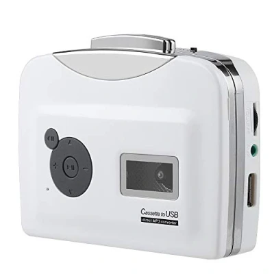 Image of VBESTLIFE Portable Cassette Tape to MP3 Converter, USB Flash Drive Audio Music Player, Converter in Format, No Computer Required