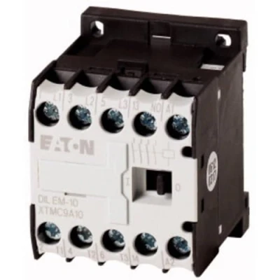 Image of Eaton 010213 power contactor, 3 pin + 1 contact, 4 kW/400 V/AC3, DC operated.