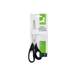 Image of Q Connect Scissors Black 210mm Ref KF01227