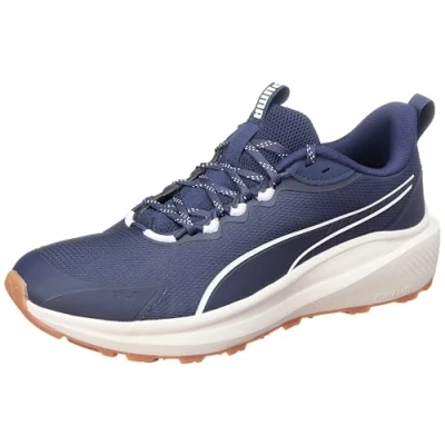 Image of Puma Skyrocket LITE Trail running shoes, Men&#039;s, Size: 9.5, Navy/feather gray Textile/synthetics
