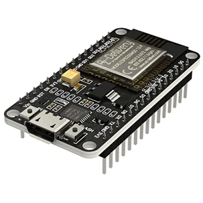 Image of AZDelivery V2 NodeMCU WiFi Amica ESP8266 ESP 12F I2C Development Board CP2102 3.3V IoT Open Source Serial Wireless Module PWM IIC Unsoldered compatible with Arduino Including E Book!