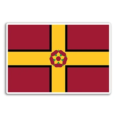 Image of 2 x 10cm Northamptonshire UK Vinyl Stickers GB Sticker Laptop Luggage #32835 (10cm Wide)