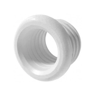 Image of Polypipe Boss Pipe Rubber Connector Pushfit Waste Adapter Reducer White 50mm x 40mm