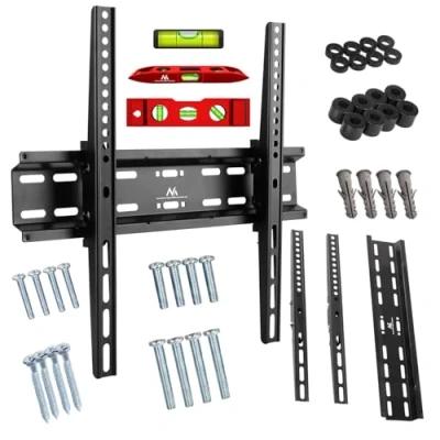 Image of Maclean MC 748 Bracket For LCD LED Plasma TV 32&quot; 70&quot; Wall Mount Up To 35kg VESA 200x200, 300x200, 300x300, 400x200, 400x300, 400x400