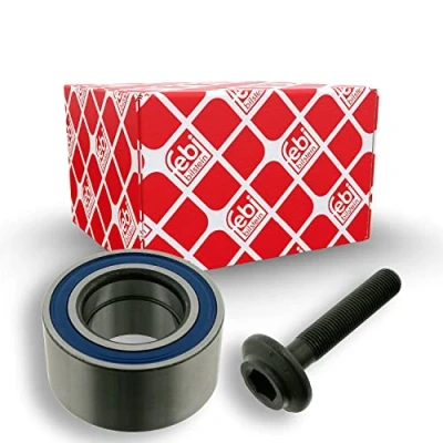 Image of 8D0598625A Wheel Bearing FEBI BILSTEIN 28192 Rear Axle Left, Right 39mm 75mm 37mm with screw AUDI: A4 B5 Avant