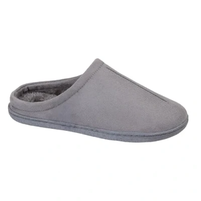 Image of Jo &amp; Joe Men’s Lightweight Warm Lined Comfort Slip on Mule Slipper Available in Sizes 7 12 (Cliff Grey, UK Footwear Size System, Adult, Men, Numeric, Medium, 9)