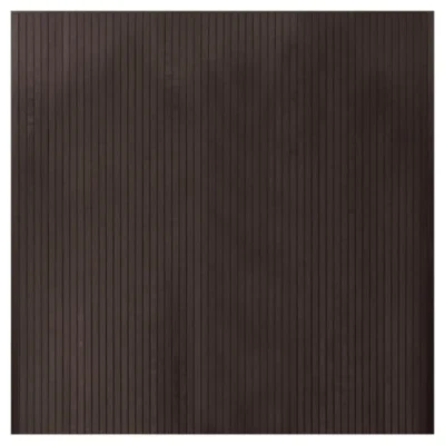 Image of vidaXL Dark Brown Bamboo Area Rug 100x100 cm Square, Water Resistant &amp; Anti Slip Ideal for Living Room, Office, Lounge