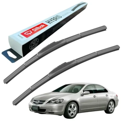 Image of SIlbak WIndscreen WIpers, fIts for HONDA LEGEND (04/1998 12/2004) WIper Blades, 500mm/480mm, Front Blades Set AccessorIes,