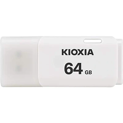 Image of KIOXIA 64GB TransMemory U202 USB 2.0 Flash Drive, White