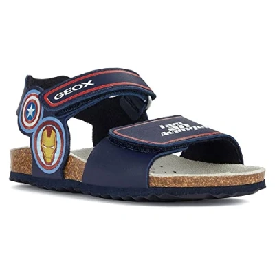 Image of Geox J GHITA BOY B boys&#039;s Children&#039;s Sandals in Marine