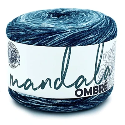 Image of Lion Brand Yarn Company Mandala Ombre Yarn, Harmony, One Skein