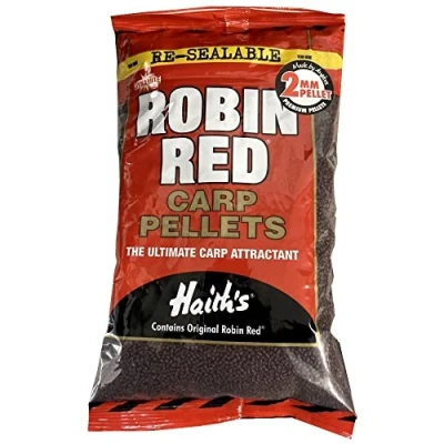 Image of Dynamite Carp Pellets &#039;Robin Red&#039; 2mm (1kg) Vispellets