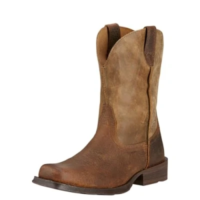 Image of ARIAT Mens Men&#039;s Rambler Wide Square Toe Western Cowboy Boot Brown Size: 10 UK