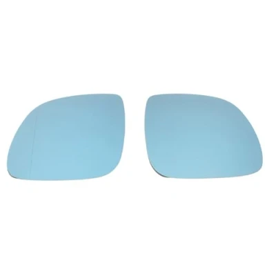 Image of Fits for VW T6 Left Right Wing Mirror Glass Blue Heated Aspheric Anti Blind
