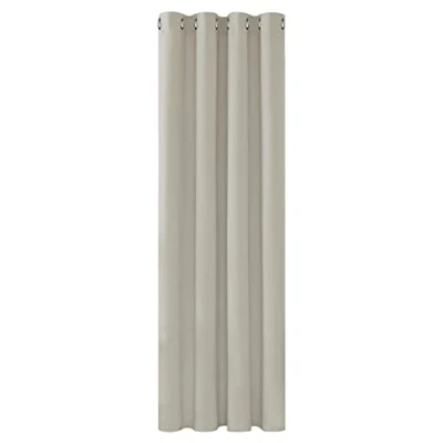 Image of Deconovo Home Decorative Super Soft Ring Top Blackout Curtain Eyelet Window for Boys Room 52&quot;x 63&quot; Light Beige 1 PANEL