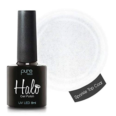 Image of Halo Gel Polish *Full Range 8ml* **CHOOSE YOUR COLOUR(S)** (Sparkle Top Coat N2796)