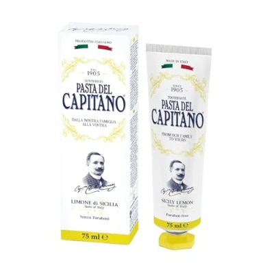 Image of Pasta del Capitano Sicily Lemon Toothpaste 75ml