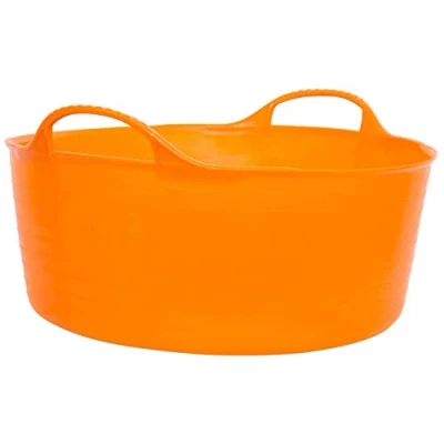 Image of Tubtrugs SP15O 15 Litre Small Shallow Tubtrug Orange