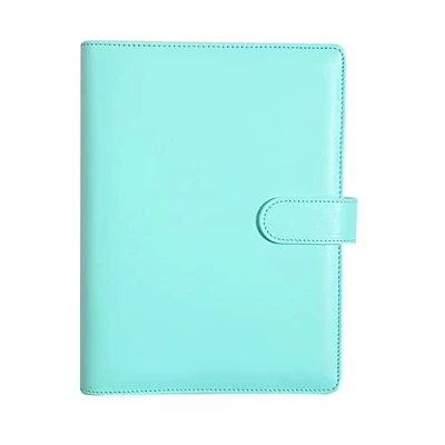 Image of Leather A5 Ring Binder,Ring Binder Planner Notebook Cover PU Organizer Refillable for Filler Paper(Inner Paper Not Included)