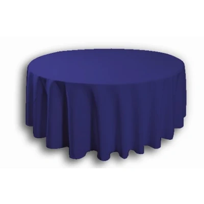 Image of Royal Blue 120&quot; R Round Banqueting Polyester Tablecloth Wedding Reception