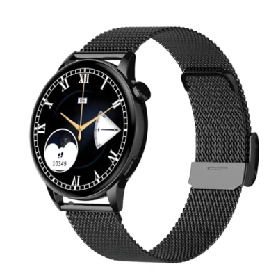 Image of Maxcom FW58 Vanad Pro Unisex Jewellery Smartwatch BijouWatch® 1.3&quot; Amoled Screen Call Function IP68 Health and Sport Tracker 2 Straps Black