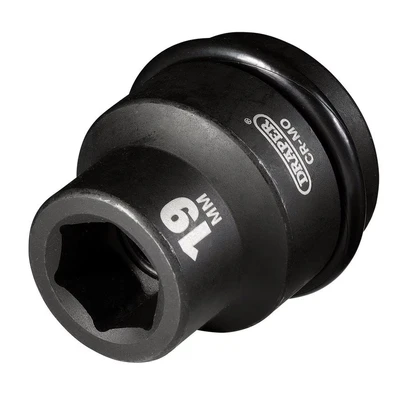 Image of Draper HI TORQ� 6 Point Impact Socket, 3/4&quot; Sq. Dr., 19mm