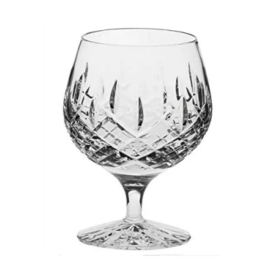 Image of Royal Scot Crystal Hand Cut Single 12oz Brandy Glass in London Design with Presentation Box