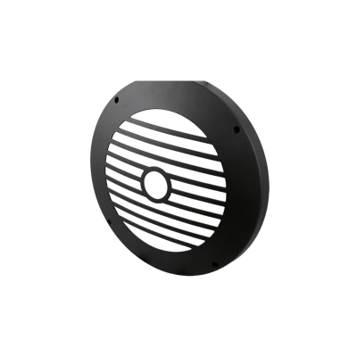 Image of Metal Housing Grille Bulkhead Ring Black Ovia