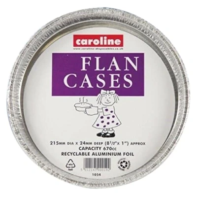 Image of Caroline Foil Flan Case 8In 6