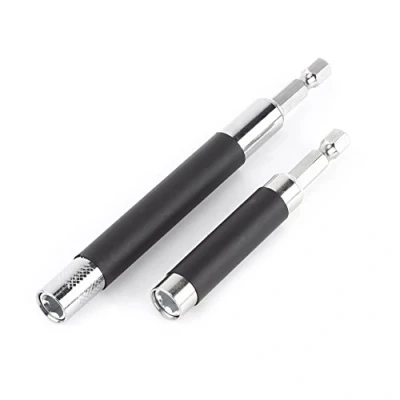 Image of 2pcs Extendible Hex Shank Magnetic Screwdriver Drill Bit Holder Extension Connection Rod Adapter for Screws, Nuts, Any and Handheld Driver
