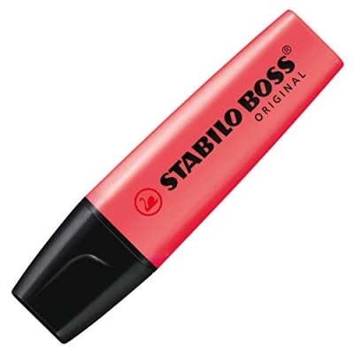 Image of Highlighter STABILO BOSS ORIGINAL Pack of 1 Red