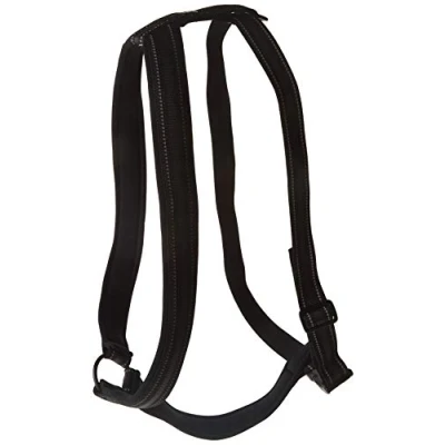 Image of Hurtta Padded Y Harness 2, Raven, 47 in