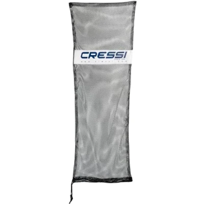 Image of Cressi Unisex&#039;s Mesh Bag for Set Fins/Mask and Snorkel, Black, One Size, BZ175003