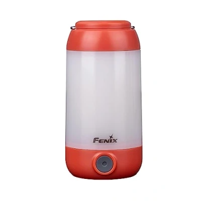 Image of Fenix CL26R Red, Compact Lightweight Rechargeable LED Camping Lantern 400 Lumens 25m 240 Hrs Max Red Light Mode Magnetic Top &amp; Tripod Mountable 18650 Battery IP66
