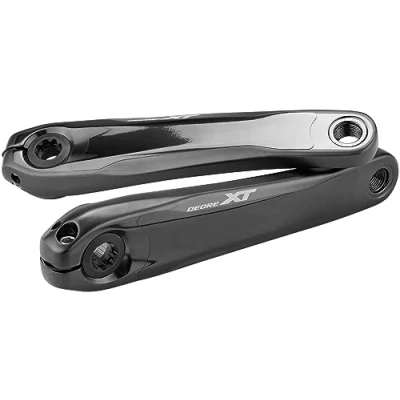 Image of Shimano STEPS FC M8150 Deore XT Hollowtech crank arm set, Black, 170 mm