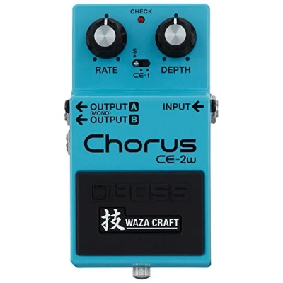 Image of BOSS Ce 2W Waza Craft Special Edition Chorus Pedal, The Ultimate Tone Experience, Blue