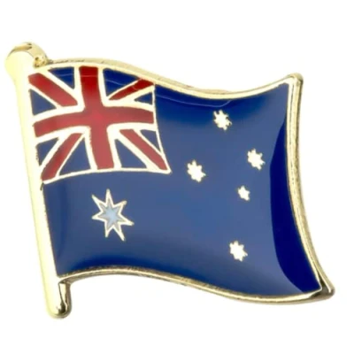 Image of Australia National Australian Flag Enamel Pin Badge Lapel