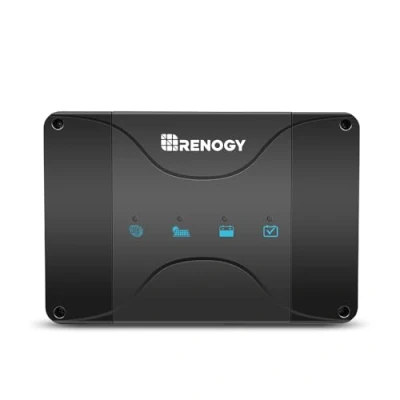 Image of Renogy 12V 50A DC On board Battery Charger with MPPT for Gel, AGM, and Lithium Batteries Using Multi Stage Charging, in RVs, Cars, Boats, Yachts, Recommended to Match 60A ANL Fuse