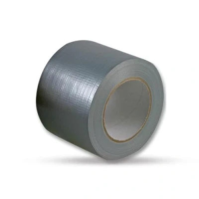 Image of Abacus Range Waterproof Gaffer Tape 100mm x 50m Heavy Duty Duct Strong Adhesive Cloth Super Sticky for Indoor/Outdoor Silver