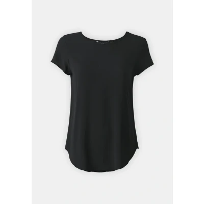Image of Vero Moda Vmbecca Plain Blouse, Women&#039;s, Size: Medium, Black