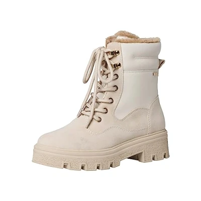 Image of s.Oliver Women&#039;s 5 26228 41 Snow Boot, Cream, 6 UK