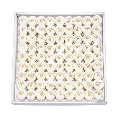 Image of 81PCS Soap Rose Flower Flora Scented Plant Essential Oil Soap, Gift for Anniversary/Birthday/Wedding/Valentine’s Day Box