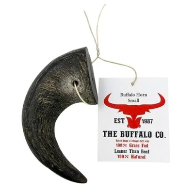 Image of Buffalo Horn Treat Chew For Dogs Small (4 5 Inch)