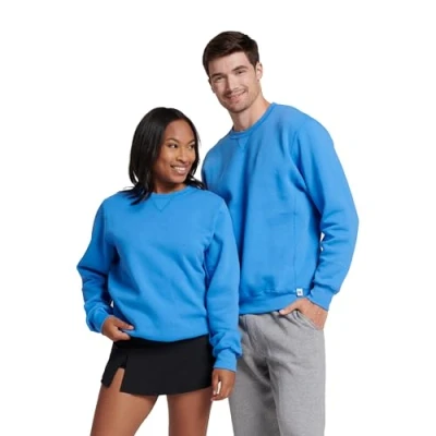Image of Russell Athletic Men&#039;s Dri Power Fleece Sweatshirt, Collegiate Blue, X Large