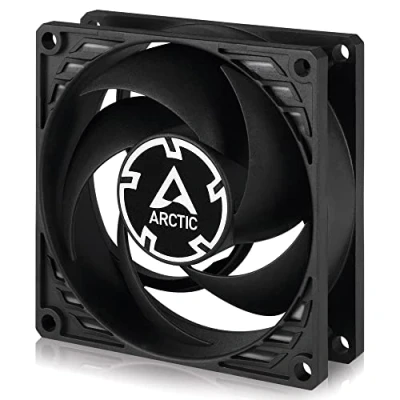 Image of ARCTIC P8 PWM 80 mm Case Fan with PWM, Pressure optimised, quiet motor, Computer, Speed: 200 3000 RPM Black