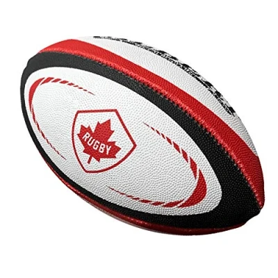 Image of Gilbert Official International Replica Canada Rugby Ball Size Mini