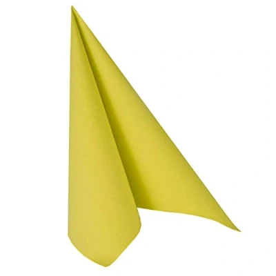 Image of Papstar Royal Collection 10819 Serviettes with 1/4 Fold 40 x cm Lime Green Pack of 50