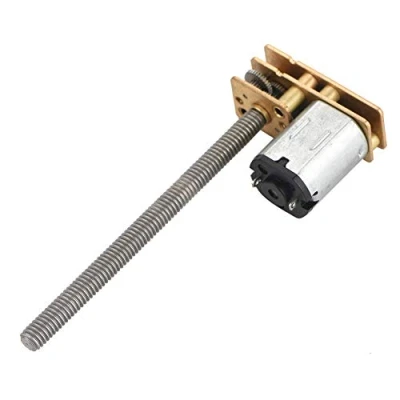 Image of DC6V/12V Gear Reduction Motor with Long Screw Thread Electronic for Car Model, Robot, Toys and DIY (6V 100RPM)