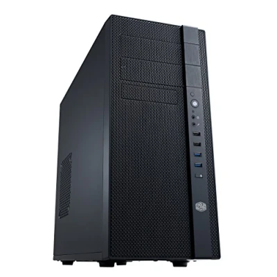 Image of Cooler Master N400 NSE 400 KKN2 Mid Tower Fully Meshed Front Panel Computer Case (Midnight Black)