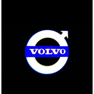 Image of 2pcs Car Door Welcome Emblem Light, For Volvo XC40 XC60 XC90 S60 S90 V60 V40, Logo Shadow Projector Lamp, Indicators Styling Parts, Decoration Accessories,A